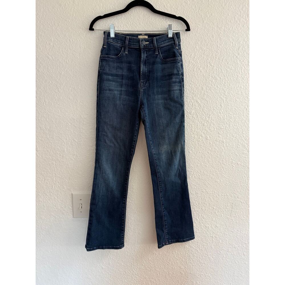 MOTHER The Hustler Ankle High Rise Flare Jeans Blue Size 25 - Picture 5 of 8